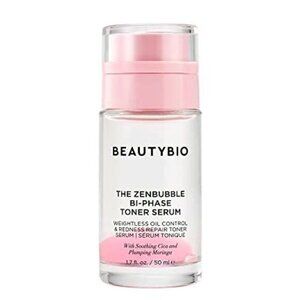 Beautybio Zenbubble Bi-Phase Toner Serum 1.7 Fl Oz Redness Repair Oil Control